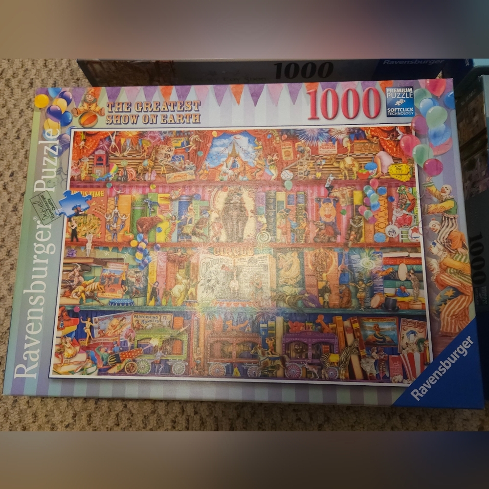 Ravensburger 1000 Piece The Greatest Show on Earth Puzzle - Vibrant Colors